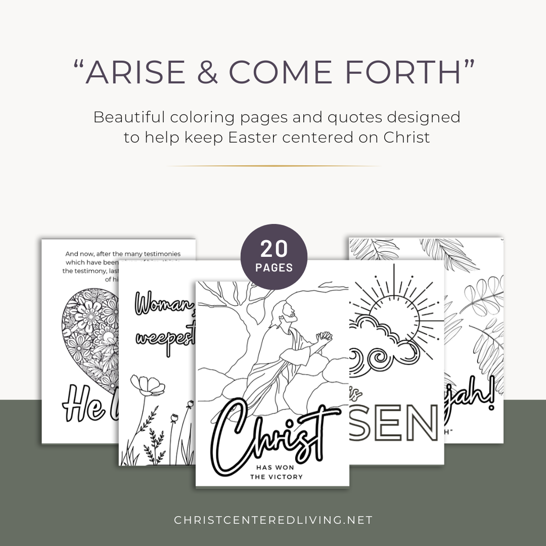 Christ-Centered Easter Coloring Pages