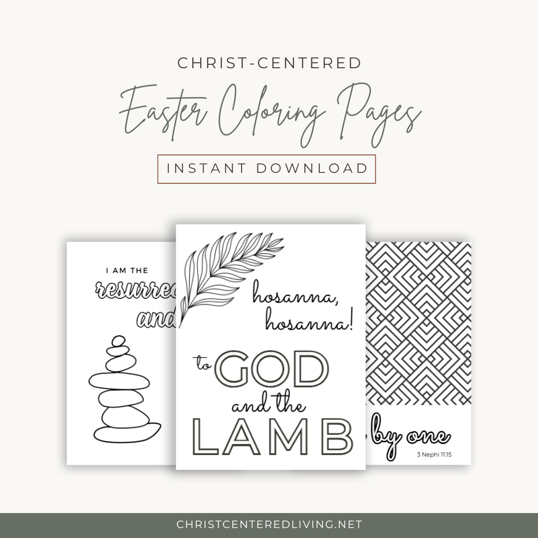 Christ-Centered Easter Coloring Pages