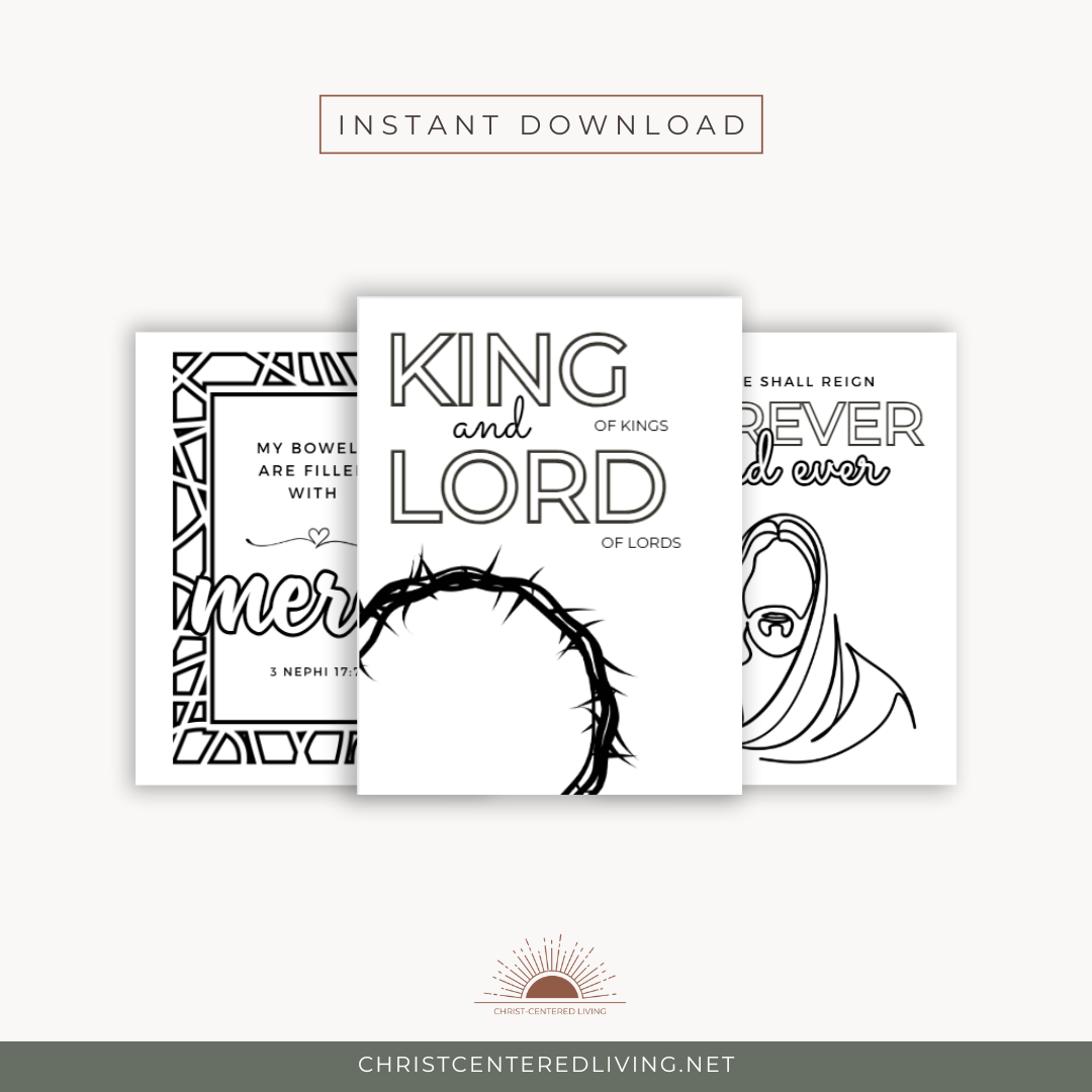 Christ-Centered Easter Coloring Pages